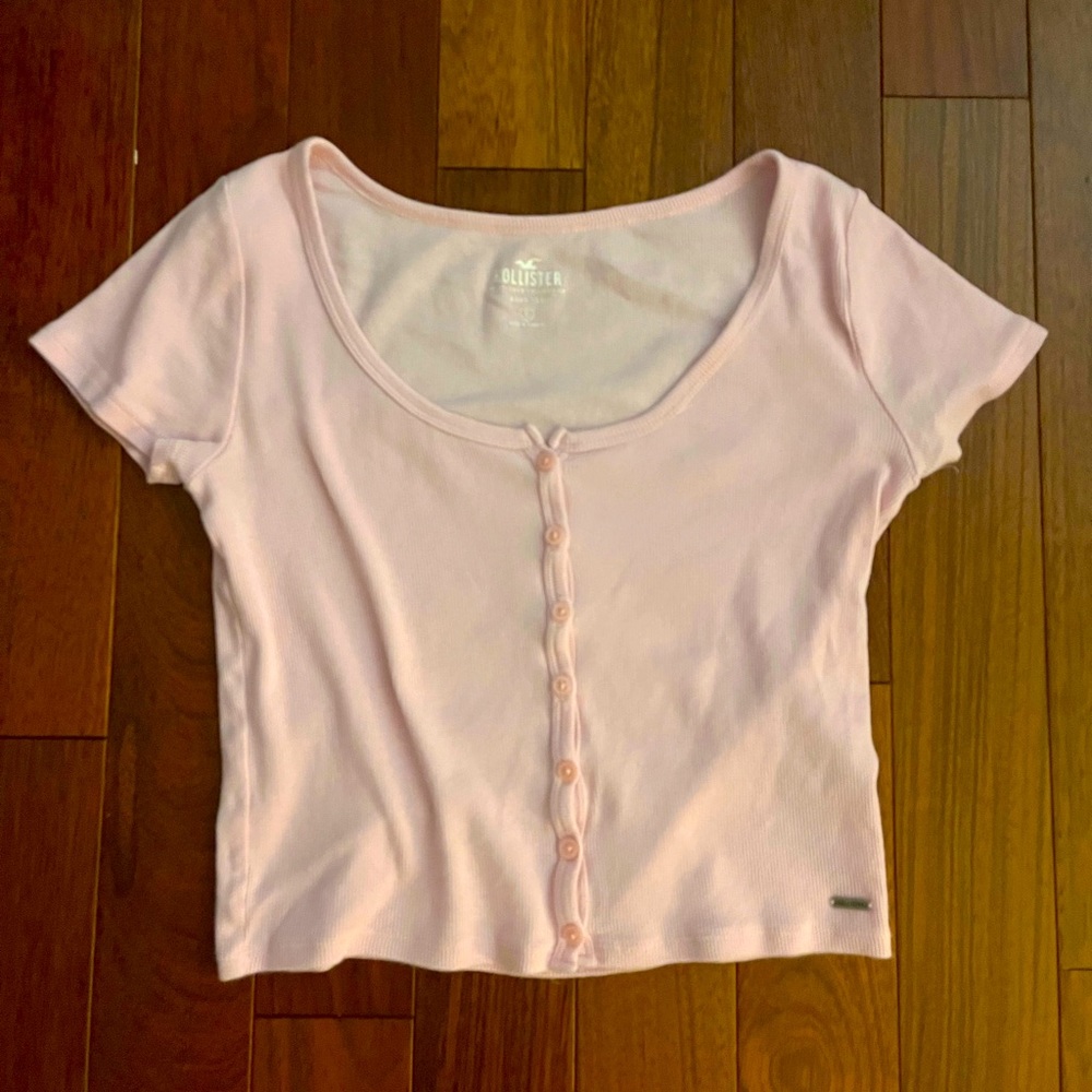 American Eagle- Pale Pink tee